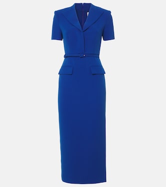 Belted cady midi dress | Roland Mouret