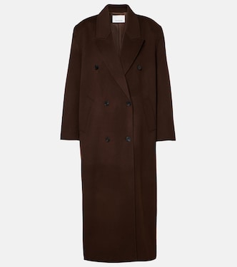Gaia double-breasted wool-blend coat | The Frankie Shop