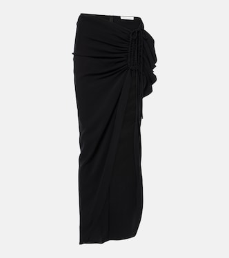 Ruched jersey maxi skirt | Christopher Esber