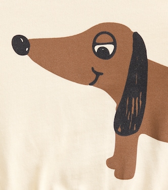 Felpa Dog in cotone a righe | Mini Rodini