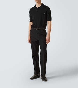 Pantaloni regular in popeline di cotone | Gucci