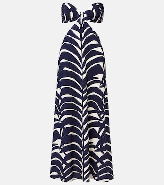 Ocean Layers cutout terry maxi dress | Johanna Ortiz