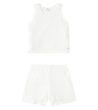Set aus Top und Shorts aus Baumwolle | Chloé Kids