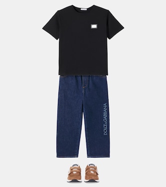 Logo straight jeans | Dolce&Gabbana Kids
