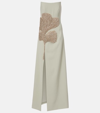 Faranna embellished crêpe gown | Costarellos