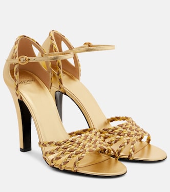 Pumps Hi Dolly 105 in pelle intrecciata | Valentino Garavani