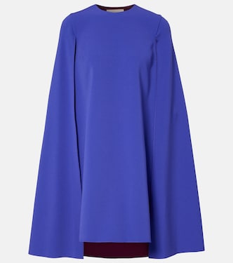 Twiggy caped crêpe cocktail dress | Roksanda