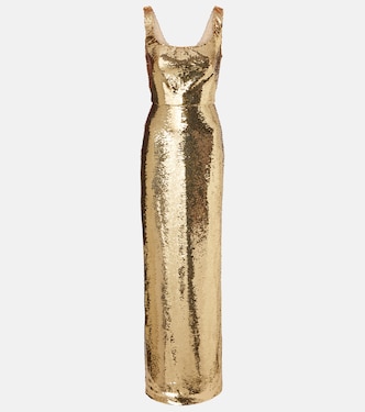 Sequined gown | Monique Lhuillier