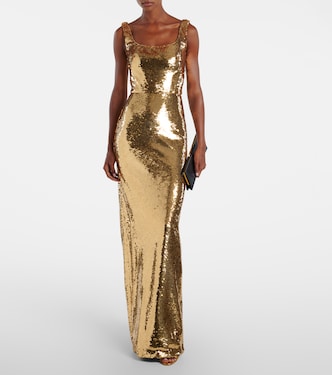 Sequined gown | Monique Lhuillier