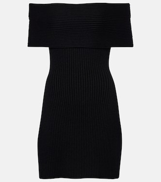 Ribbed-knit wool and alpaca-blend minidress | Givenchy