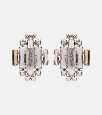 Clip-Ohrringe mit Kristallen | Saint Laurent