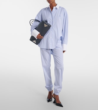 Chemise asymétrique en coton  | The Attico