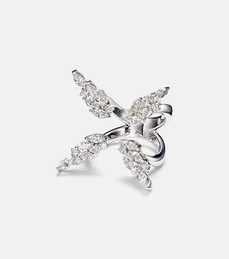 Y-Not 18kt white gold ring with diamonds | Yeprem