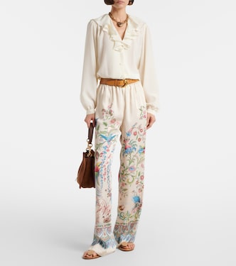 Floral wide-leg pants | Etro