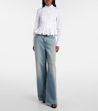 Cotton poplin shirt | McQueen