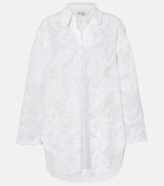 Embroidered cotton shirt | Juliet Dunn