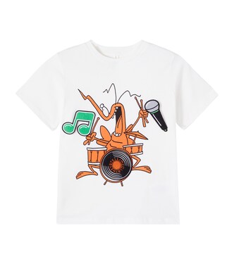 Printed cotton jersey T-shirt | Stella McCartney Kids