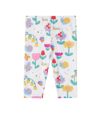 Baby Bug House cotton-blend jersey leggings | Stella McCartney Kids