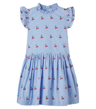 Rita embroidered ruffled dress | La Coqueta