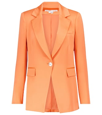 Erie satin blazer | Veronica Beard