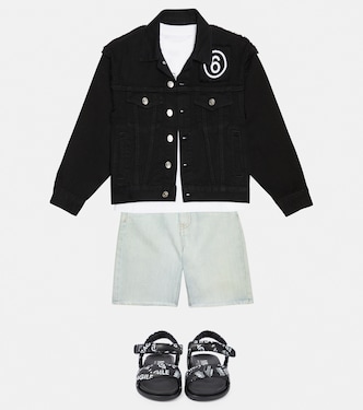 Sandalias de piel estampadas | MM6 Maison Margiela Kids