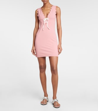 Amagansett scalloped minidress | Marysia