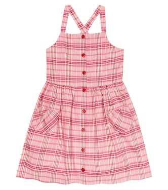 Checked cotton poplin dress | Polo Ralph Lauren Kids