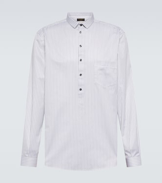 Camisa de popelín de algodón a rayas | Dolce&Gabbana