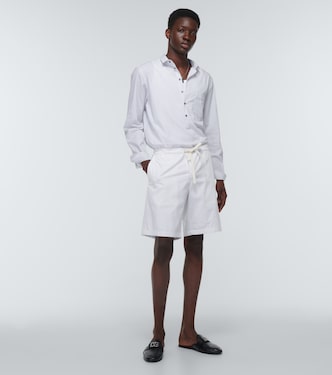 Camisa de popelín de algodón a rayas | Dolce&Gabbana