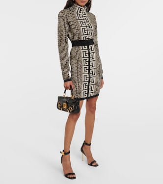 Monogram wool-blend sweater | Balmain