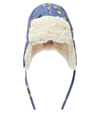 Gorro estampado con borrego sintético | Tinycottons