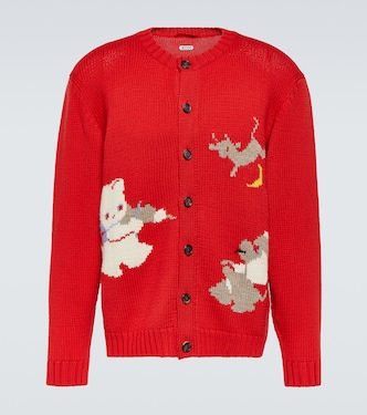 Novelty Prose wool cardigan | Bode