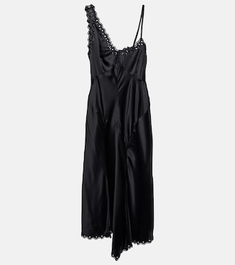 Vestido midi Ayrich de seda bordado | Isabel Marant