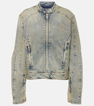 Giacca di jeans cropped Moto | Entire Studios