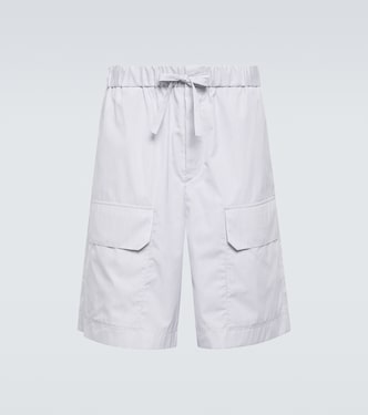 Bermudas de algodón a rayas | Jil Sander