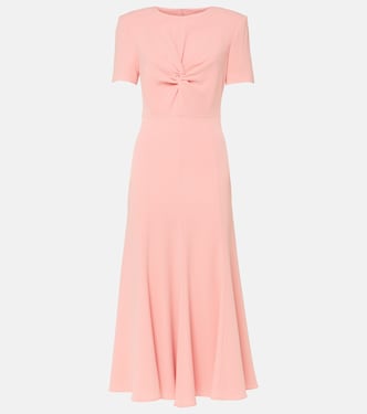Twisted cady midi dress | Roland Mouret