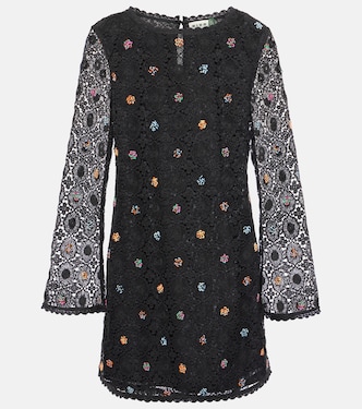 Mylene crochet beaded mini dress | Rixo