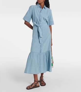 Cotton chambray shirt dress | Polo Ralph Lauren