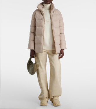 Bonaguil wool and cashmere down jacket | Moncler
