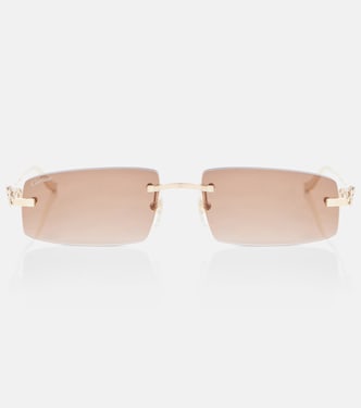 Panthère De Cartier rectangular sunglasses | Cartier Eyewear Collection