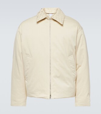 Intrecciato cotton-blend twill down jacket | Bottega Veneta