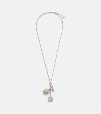 Collana Forever & Always in oro 18kt con diamanti e opale | FoundRae