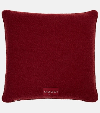 Gucci wool-blend bouclé cushion | Gucci
