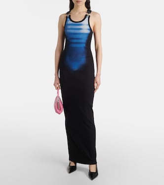Robe midi Le Male en jersey de coton mélangé | Jean Paul Gaultier
