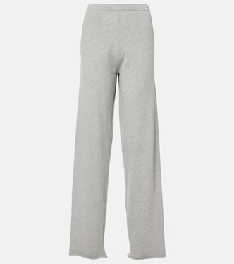 Pantalones anchos N°353 Relax de algodón y cachemir | Extreme Cashmere
