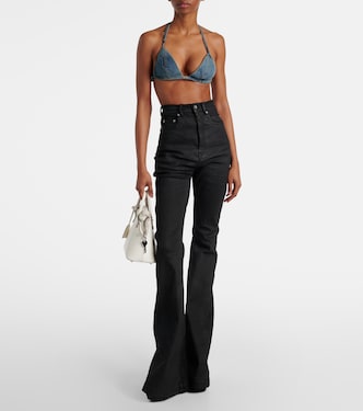 Denim bralette | Rick Owens