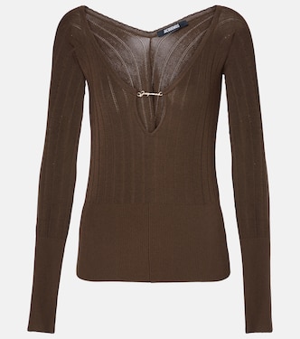 Pralù logo ribbed-knit top | Jacquemus