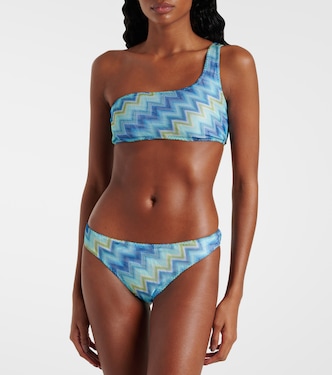 Zigzag one-shoulder bikini | Missoni