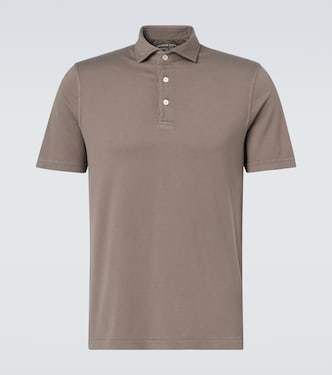 Polohemd Zero aus Baumwoll-Jersey | Fedeli