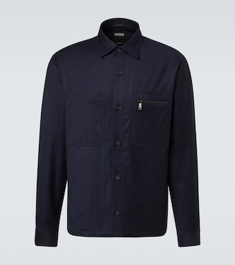 Hemdjacke aus Wolle | Zegna